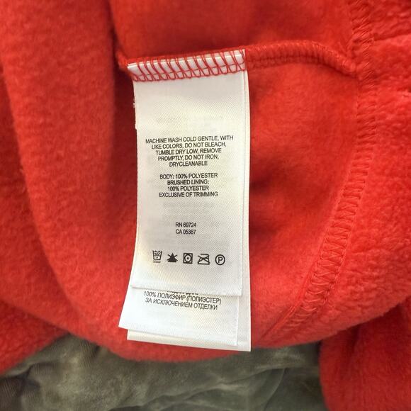 Columbia Full Zip Red Fleece Jacket Women's Size XL - Picture 6 of 7